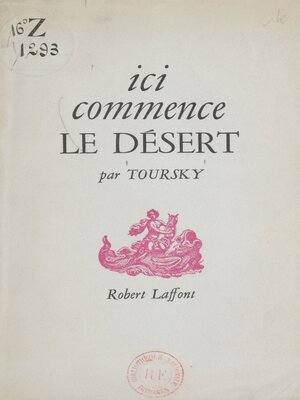 cover image of Ici commence le désert